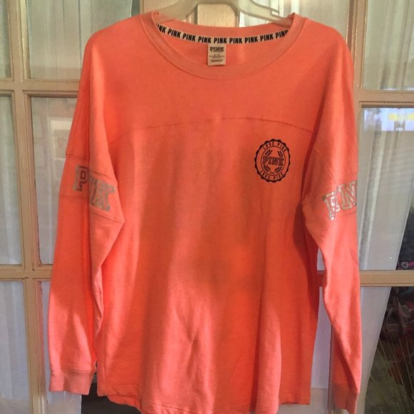 Victoria’s Secret Pink Varsity Crew Embroidered - Picture 1 of 7